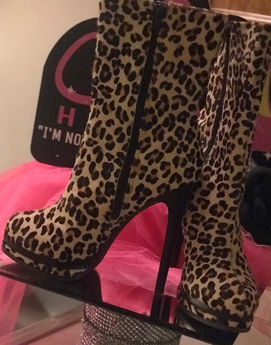 Leopard Print Bootie